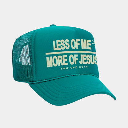 [LESS of ME / MORE of JESUS] Trucker Hat
