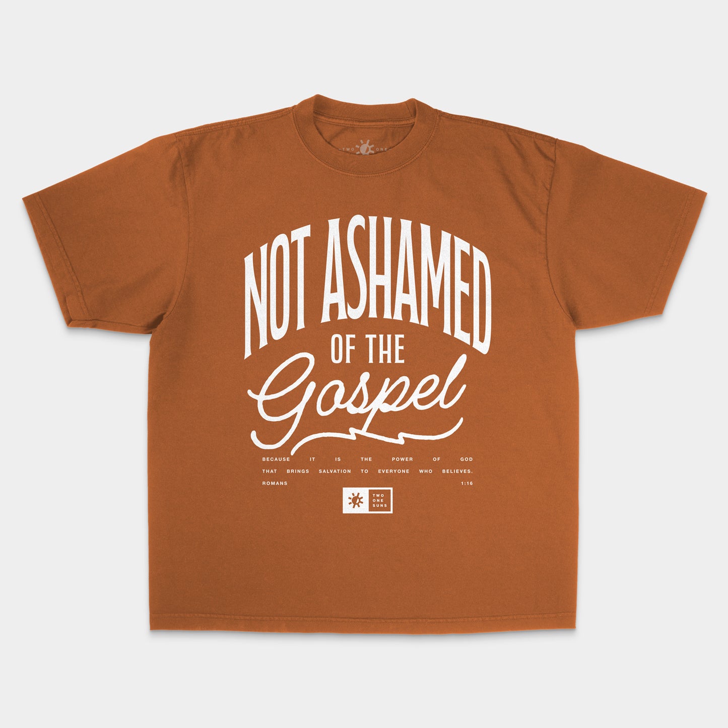 [Not Ashamed] T-shirt - Rust