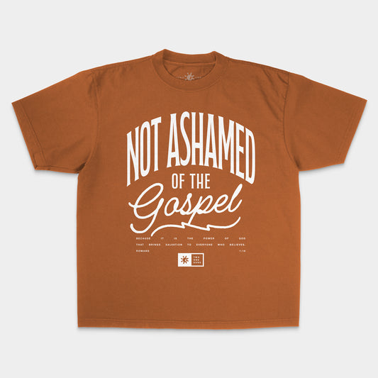 [Not Ashamed] T-shirt - Rust