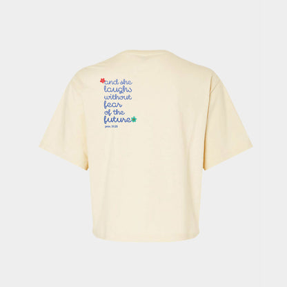 [Prov. 31:25] Cropped Tee