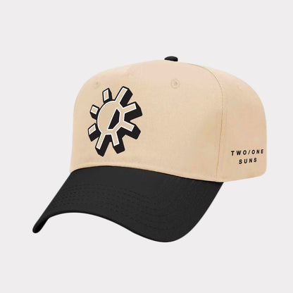 [Shadowed Sun] Snapback Cap - Cream/Black