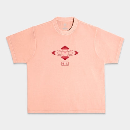 [Love Vertically + Horizontally] T-shirt - Pink